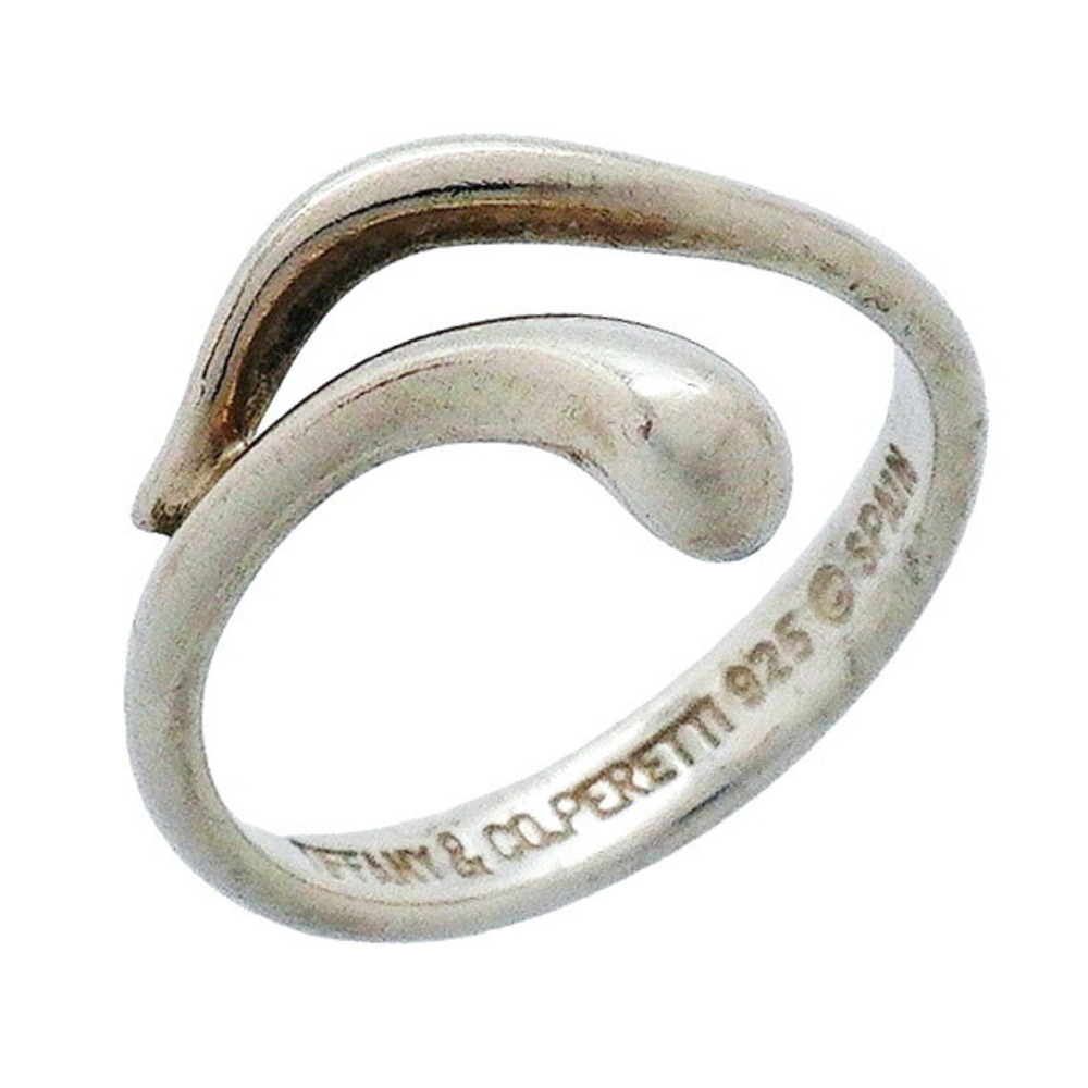 TIFFANY & CO. Silver Teardrop Ring